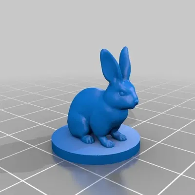 Thỏ 3D dễ thương cho trò chơi và giải trí ngoài trời