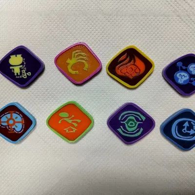 Huy hiệu màu sắc trong Psychonauts 2