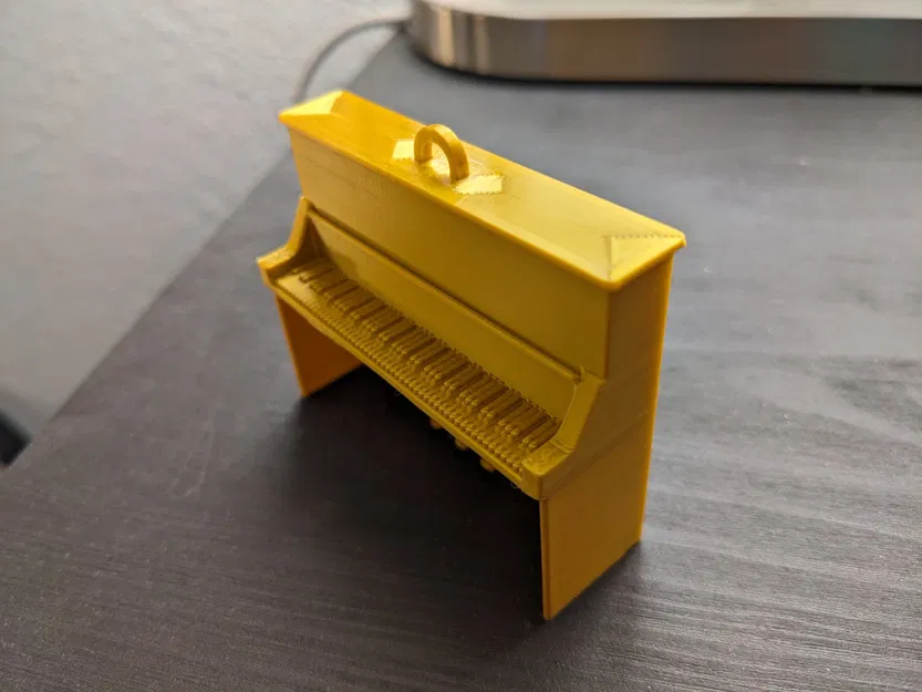 Đồ trang trí cây thông Giáng sinh hình đàn piano đứng - Image 1