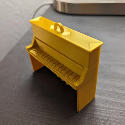 Đồ trang trí cây thông Giáng sinh hình đàn piano đứng