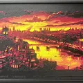 Tranh phong cảnh London tông tối bằng Hueforge - Thumbnail 3