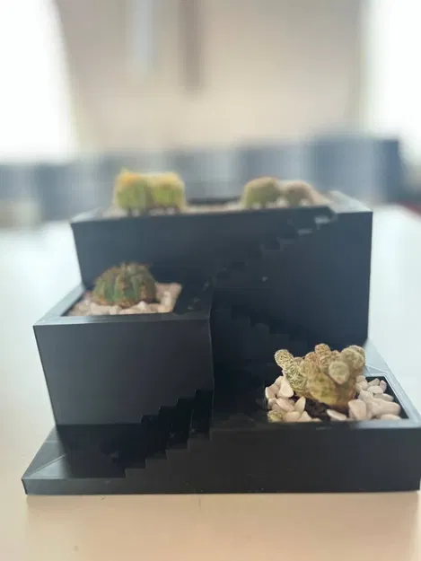 Chậu cây xương rồng và succulent in 3D nhỏ gọn - Image 5