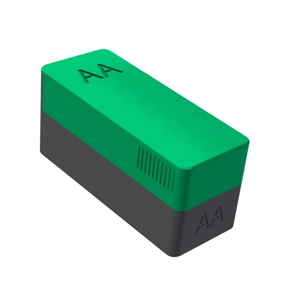 Hộp lưu trữ pin AA với nắp trượt và chỉ báo pin đã sử dụng - Image 2