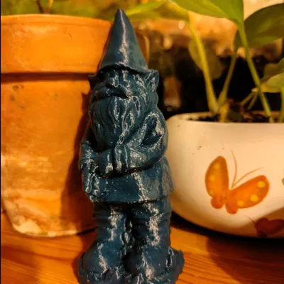 Tượng phù thủy vườn 3D quét sắc nét