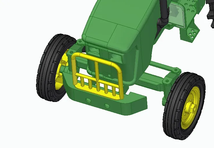 Cản trước cho xe kéo RC in 3D - Image 1