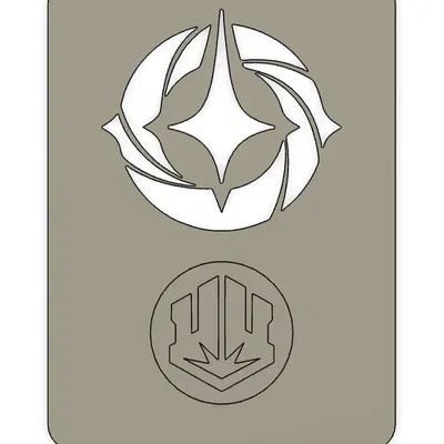 Hộp bài Disney Lorcana với biểu tượng mực in