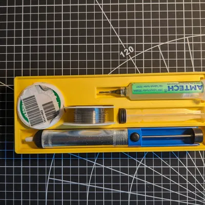 Hộp chứa vật liệu hàn Gridfinity cho thợ hàn