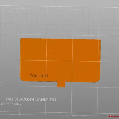 Nắp hộp bên cho Prusa MK3S/MK3S+ với văn bản tùy chỉnh và tay c...