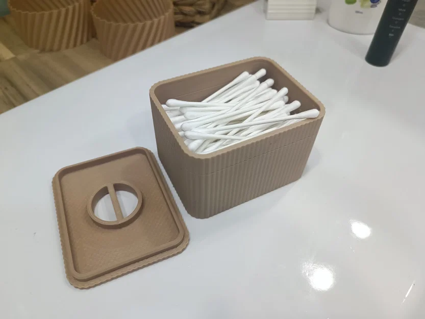 Hộp nhỏ bằng gỗ PLA cho bông tai - Image 1