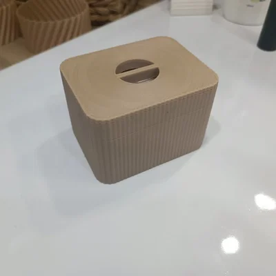 Hộp nhỏ bằng gỗ PLA cho bông tai