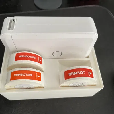 Giá đỡ nhãn Niimbot D110 với khay Gridfinity 2x3