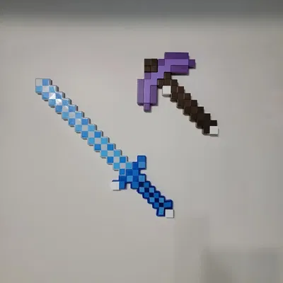 Giá treo vũ khí Minecraft cho 4 đồ chơi kèm theo