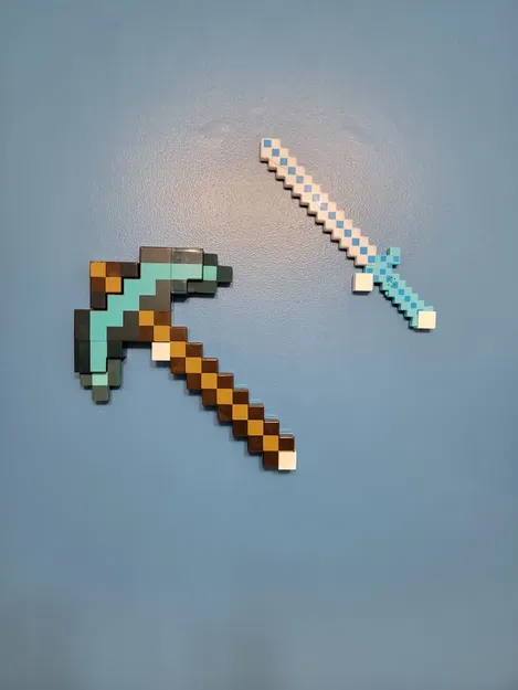 Giá treo vũ khí Minecraft cho 4 đồ chơi kèm theo - Image 2