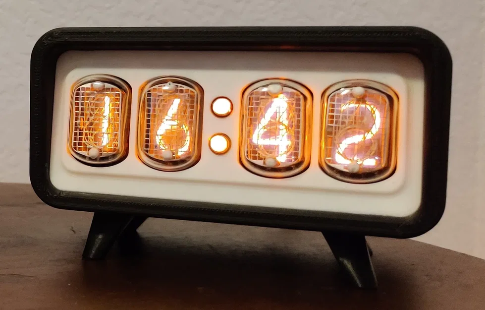 Vỏ đồng hồ Nixie 4 chữ số cho ống IN-12, INS-1 - Image 1