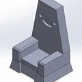 Ghế ngai cho nhân vật có thể tạo dáng - Thumbnail 2