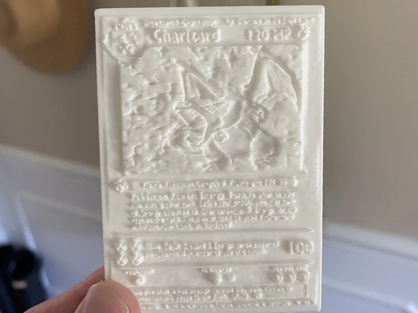 Thẻ lithophane Charizard phiên bản đầu tiên - Image 2