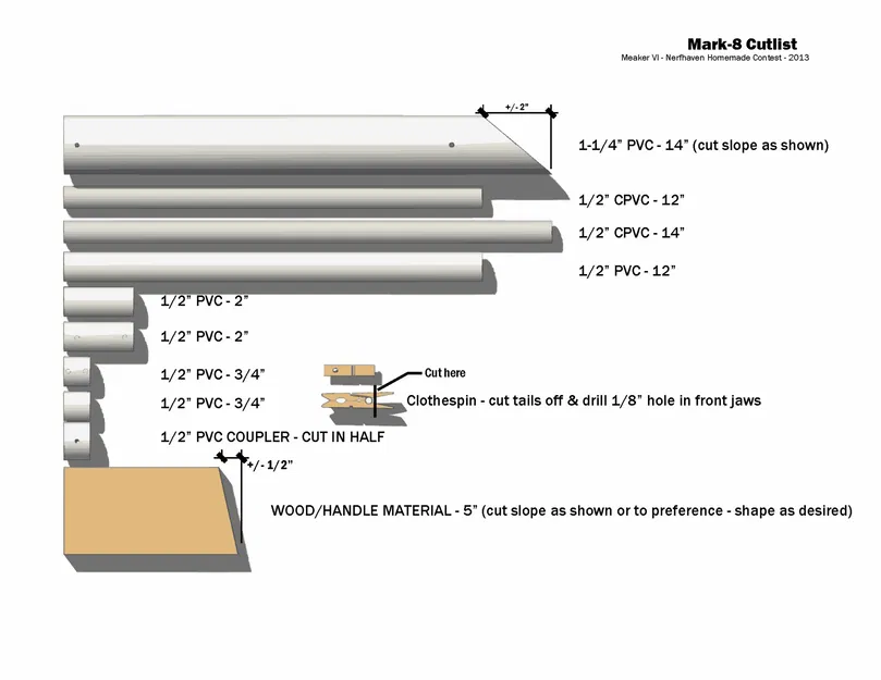 Súng bắn Nerf Meaker Mk-8 phong cách OG năm 2013 - Image 4