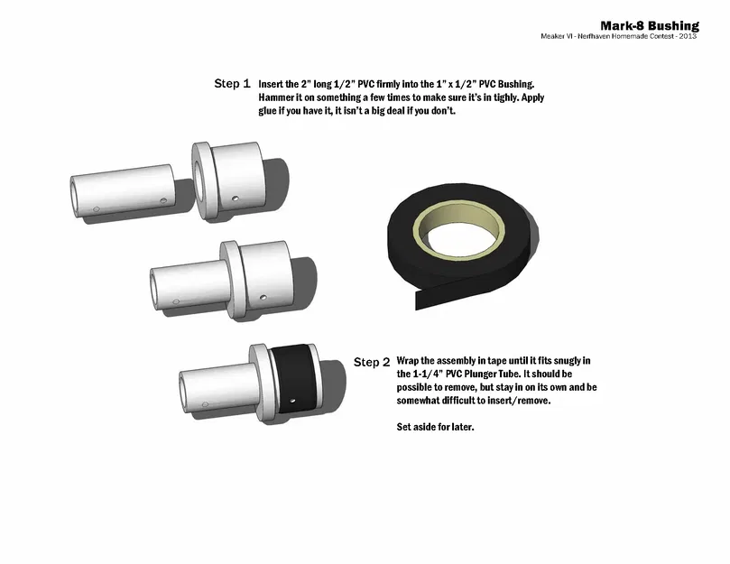 Súng bắn Nerf Meaker Mk-8 phong cách OG năm 2013 - Image 5
