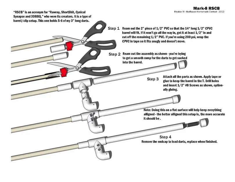 Súng bắn Nerf Meaker Mk-8 phong cách OG năm 2013 - Image 11