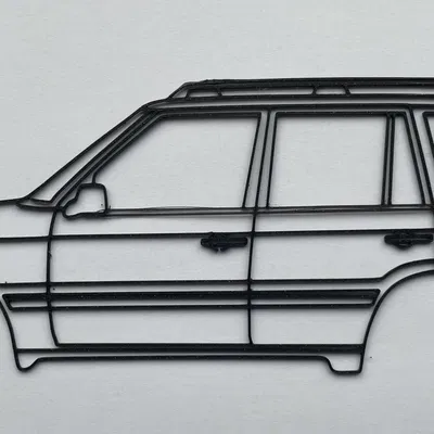 Nghệ thuật tường hình bóng Range Rover P38