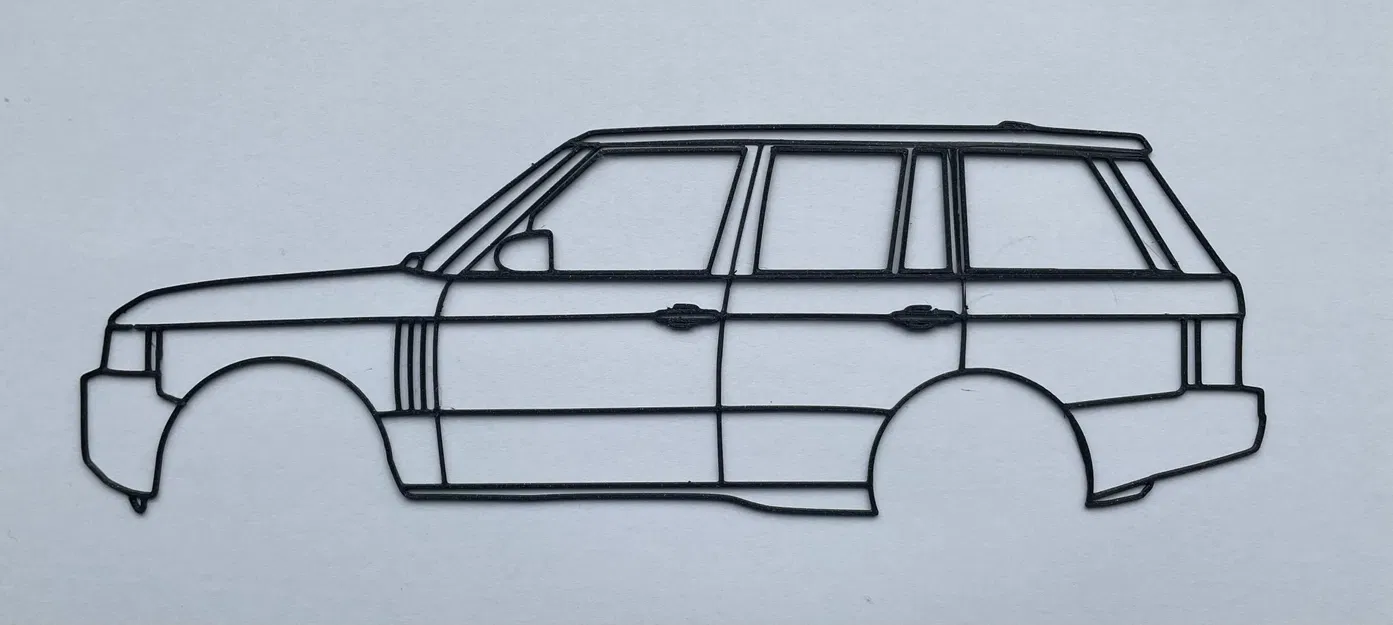 Nghệ thuật tường hình bóng Range Rover L322 - Image 2