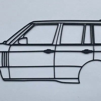 Nghệ thuật tường hình bóng Range Rover L322