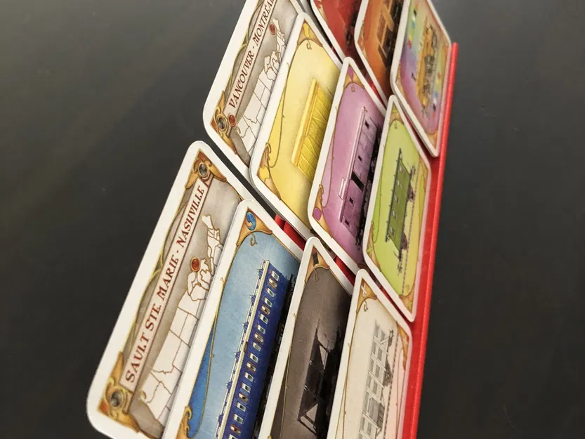 Bộ giá đỡ thẻ bài cho trò chơi Ticket to Ride - Image 2