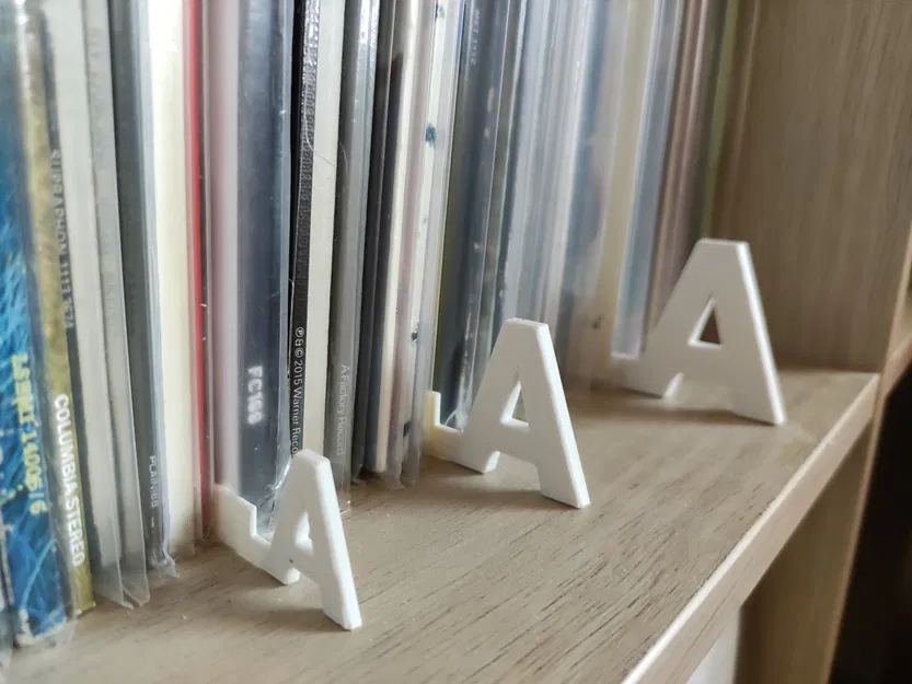 Giá đỡ phân loại chữ cái A-Z cho đĩa nhạc vinyl - Image 1