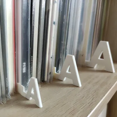 Giá đỡ phân loại chữ cái A-Z cho đĩa nhạc vinyl