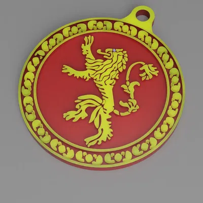 Móc khóa nhà Lannister trong Game of Thrones