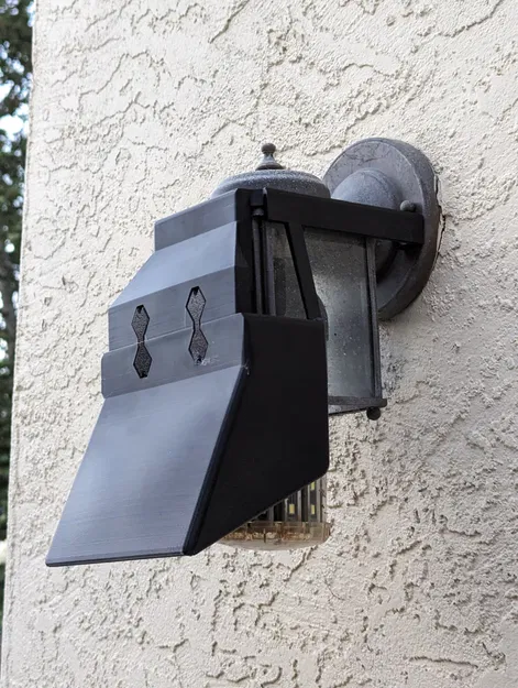 Mái che đèn ngoài trời gắn kẹp cho ánh sáng dịu hơn - Image 1