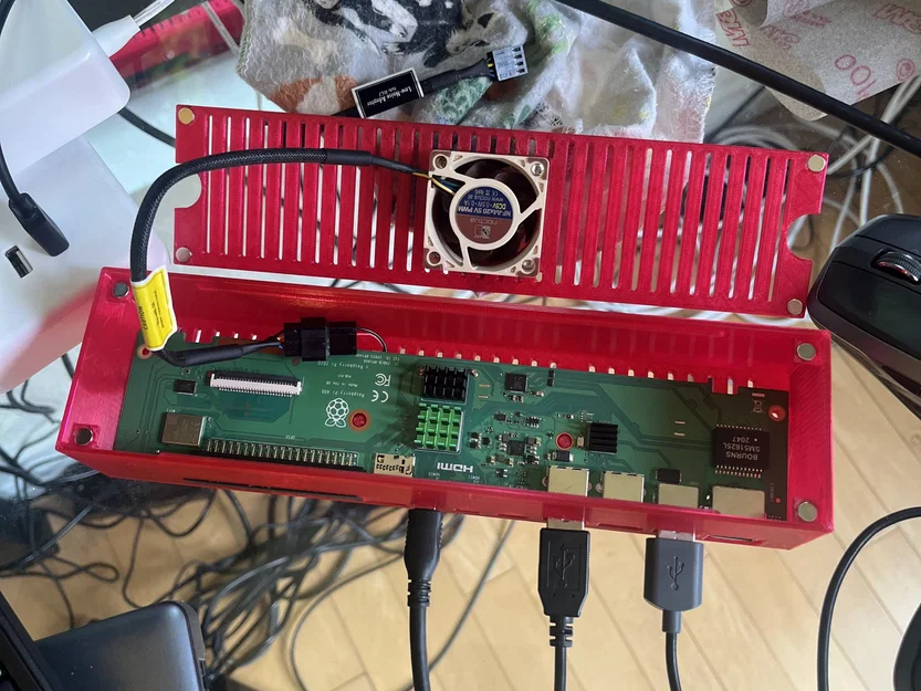 Vỏ bảo vệ cho Raspberry Pi 400 với quạt tản nhiệt - Image 5