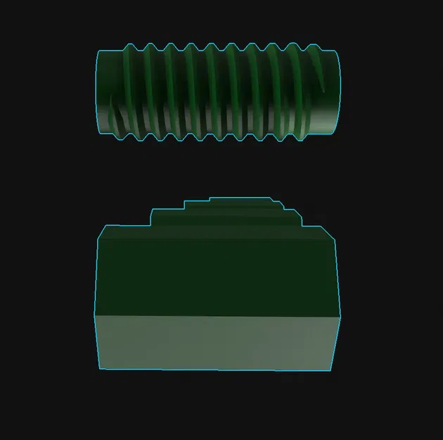 Trục và ổ cắm có ren mét tùy chỉnh cho mô hình 3D - Image 4