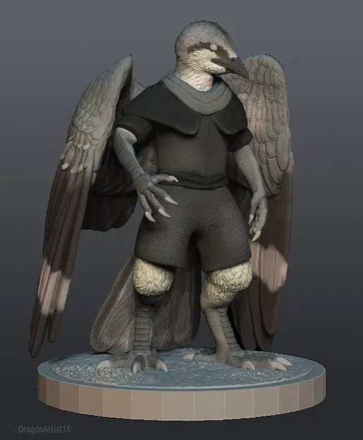 Mô hình nhân vật Aarakocra phù thủy DND - Image 1