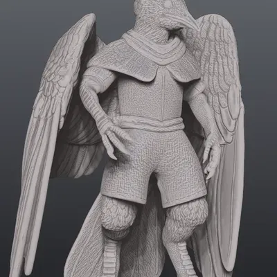 Mô hình nhân vật Aarakocra phù thủy DND