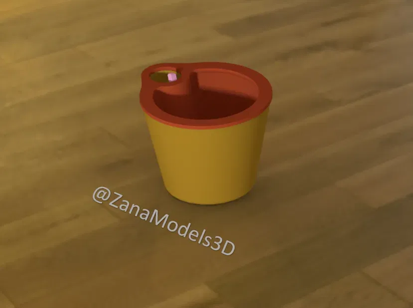 Chậu cây tự tưới nhỏ với chỉ báo mức nước - Image 3