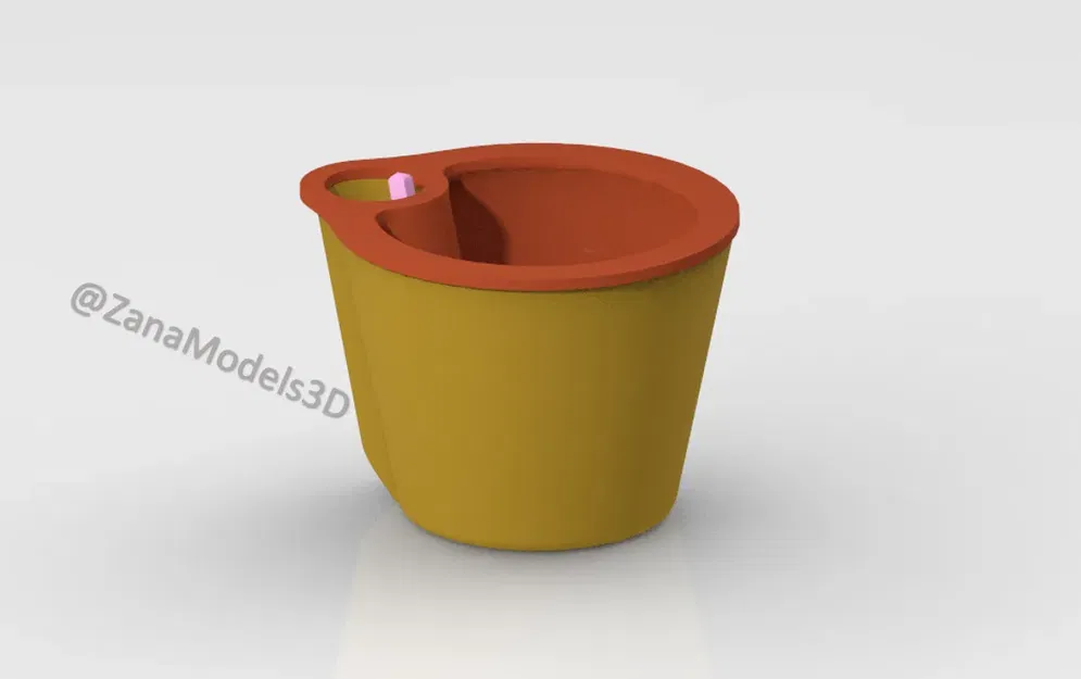 Chậu cây tự tưới nhỏ với chỉ báo mức nước - Image 7