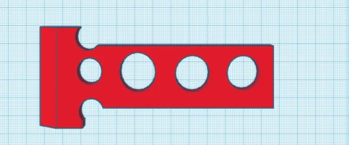 Công cụ cạo mặt bàn in 3D thiết kế trên Tinkercad - Image 2