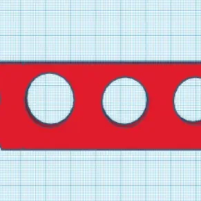 Công cụ cạo mặt bàn in 3D thiết kế trên Tinkercad