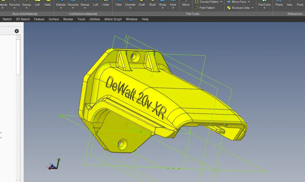 Giá đỡ pin gắn tường DeWalt 20V XR phiên bản mới - Image 2