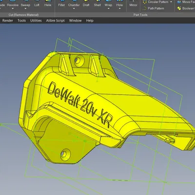 Giá đỡ pin gắn tường DeWalt 20V XR phiên bản mới