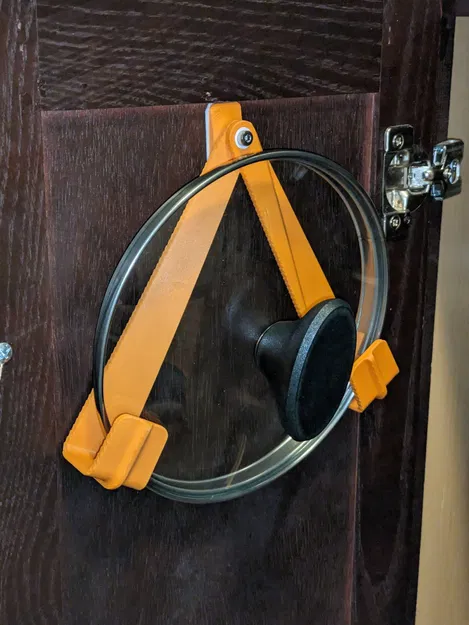 Bộ giá đỡ nắp nồi MOD dùng băng dính Command - Image 1