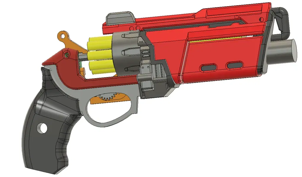 Mk44 - Súng bắn Nerf kiểu Duke - Image 1