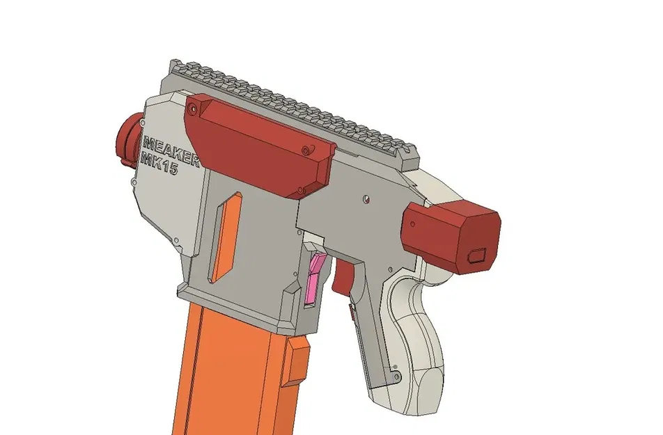 Súng bắn đạn Nerf Meaker Mk 15 "Streaker" nhỏ gọn - Image 3