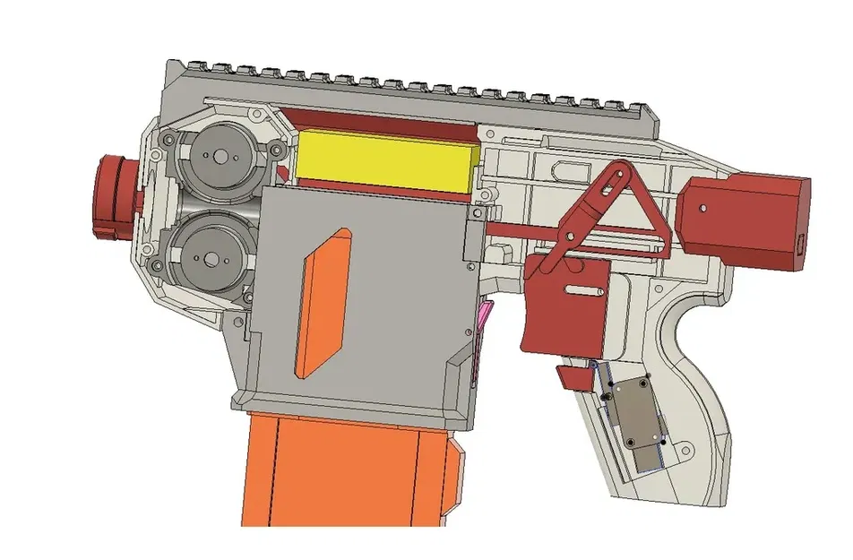 Súng bắn đạn Nerf Meaker Mk 15 "Streaker" nhỏ gọn - Image 4