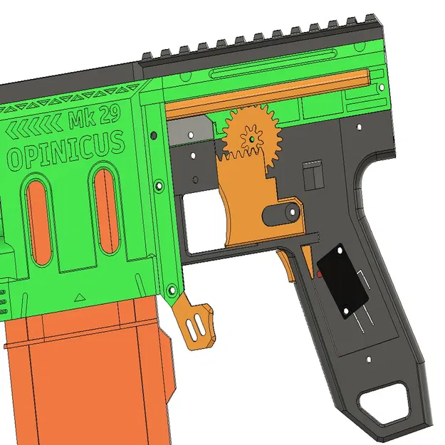 NERF Flywheel Mk 29 - Blaster Gryphon Tải Trên - Image 3
