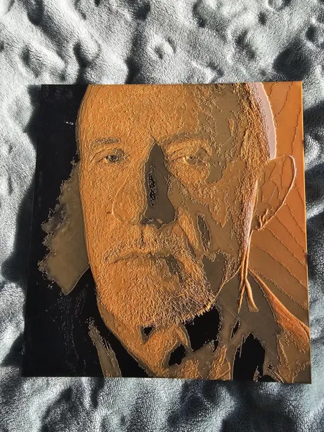 Tranh 3D Mike Ehrmantraut với 3 màu filament - Image 1