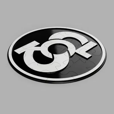 Câu đố ghép hình logo Sokol đơn giản