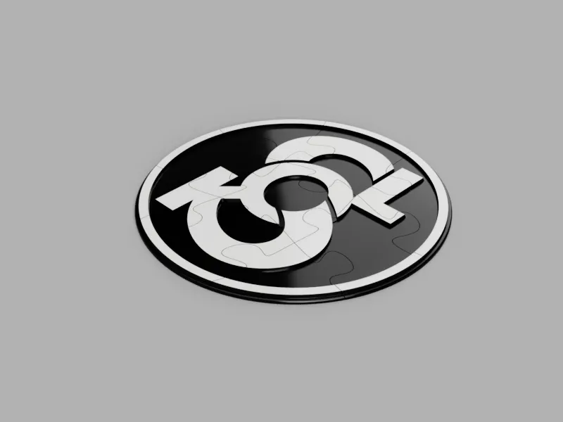 Câu đố ghép hình logo Sokol đơn giản - Image 3