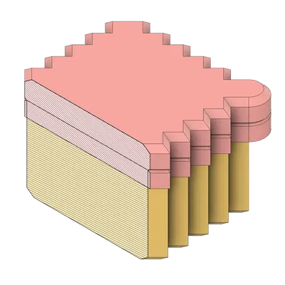 Mẫu vỏ bình xoắn ốc cho RasperryPi Pico